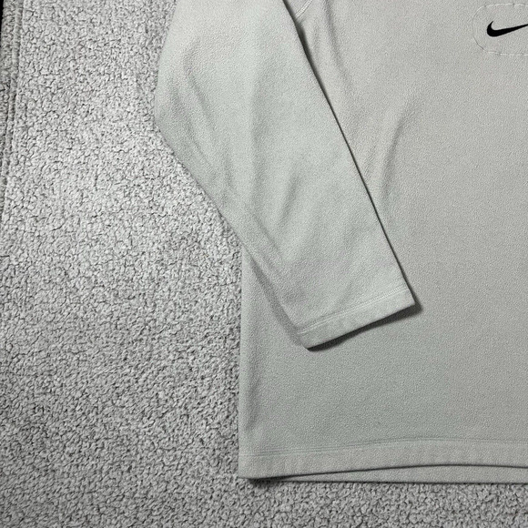 Nike Sweatshirt Mens XL Gray Fleece Crewneck Center Swoosh Y2K Vintage - Picture 11 of 16
